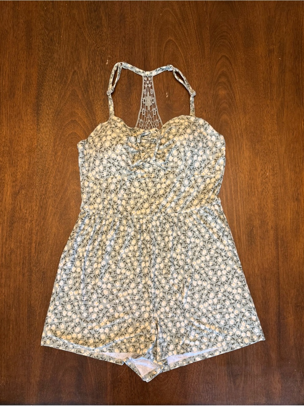 Derek Heart Floral Romper
